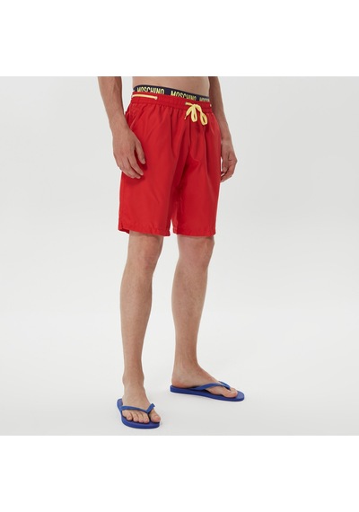 Moschino Erkek Sarı Deniz Şortu-a42179301