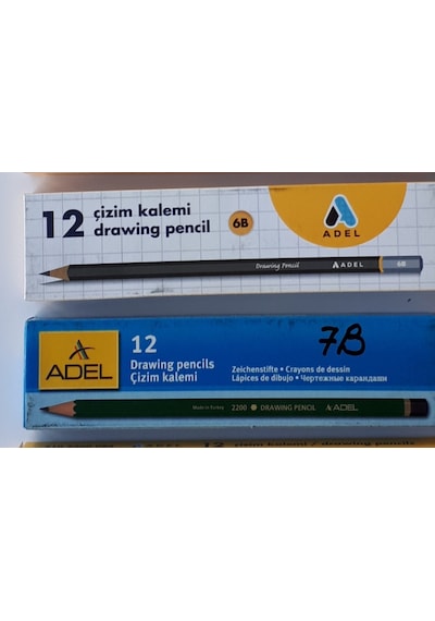 Adel Dereceli Kalem 6B 12 Adet + 7 B 12 Adet