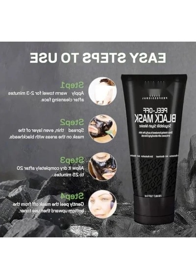 Soyulabilir Siyah Maske - 150 Ml