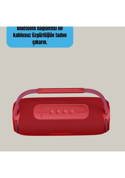Rgb Işıklı 20w Kablosuz Bluetooth Hoparlör Usb Sd Aux Destekli