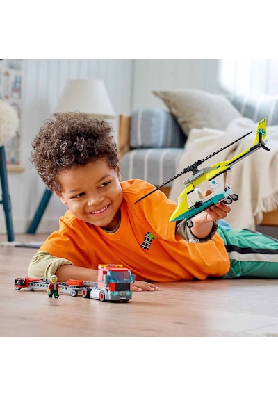 LEGO® City 60343 Kurtarma Helikopteri Nakliyesi 215 Parça
