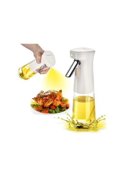 Lexroo Pişirme İçin Zeytinyağı Püskürtücü, 240ml Zeytinyağı Sprey Şişesi Çok Renkli