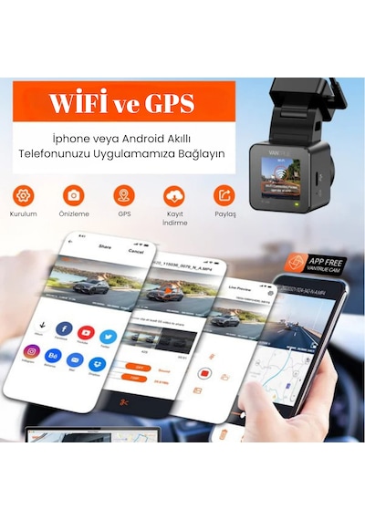 Vantrue Element 1 Lite Araç İçi Kamera