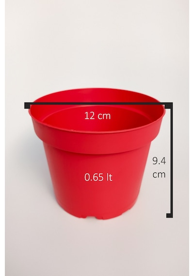 Üretim Saksısı 12 Cm Çap 100 Adet Bol Delikli
