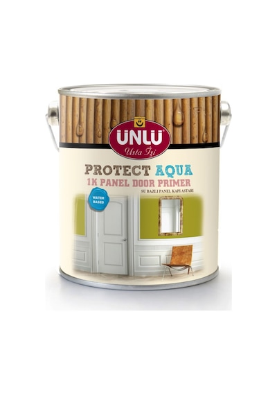 Ünlü Protect Aqua Su Bazlı 1K Panel Kapı Astarı 5L