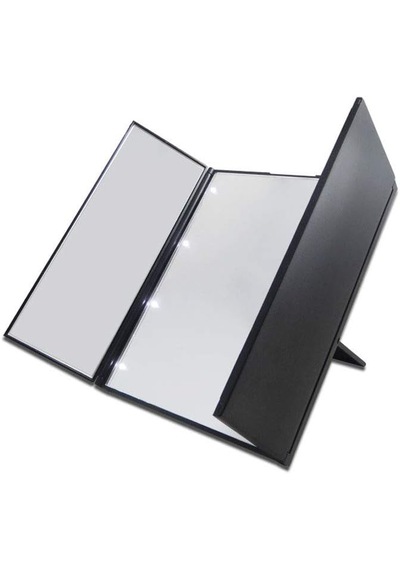Monozone Katlanabilir 8led Li Makyaj Aynası Taşınabilir 3taraflı