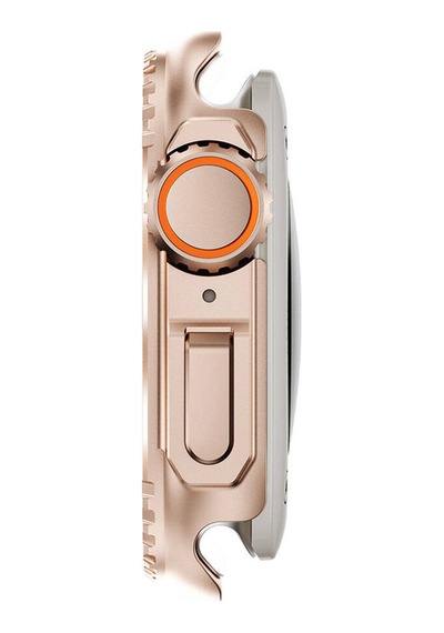 Watch 7 45mm To Watch Ultra 49mm Kasa Dönüştürücü Mrsa Watch Gard 33 - Rose Gold