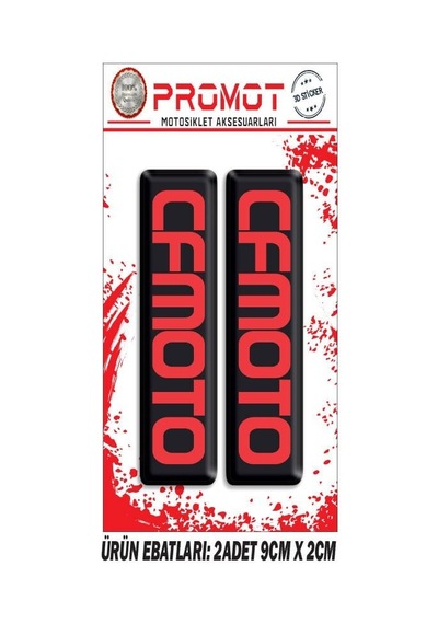 Cf Moto Tasarımlı Ön Maşa Damla Sticker 04 Diğer