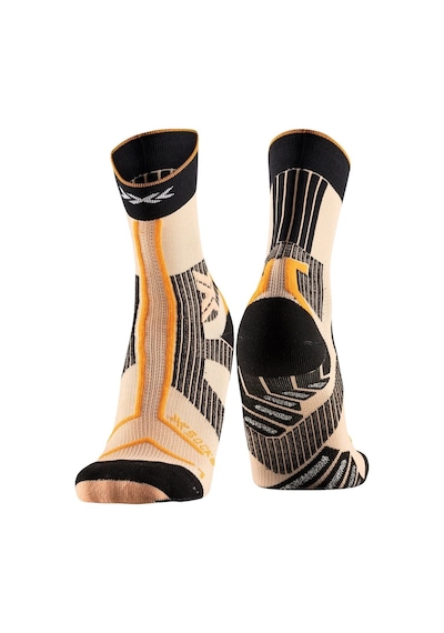 X-bıonıc X-bionic X-socks Trailrun Terraskin Expert Crew Unisex Turuncu Koşu Çorabı Fpxb