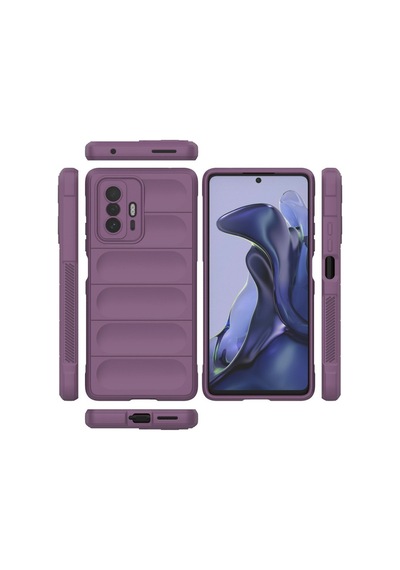 Mi 11t Kılıf Optimum Silikon - Mor Bz8683140489700