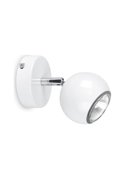 Beyaz Spot Tekli Küre Duvar Aplik Gece Lambası Okuma Lambası Panasonıc Ampullu Led Aplik Hareketli Duvar Aplik Myl00 Diğer