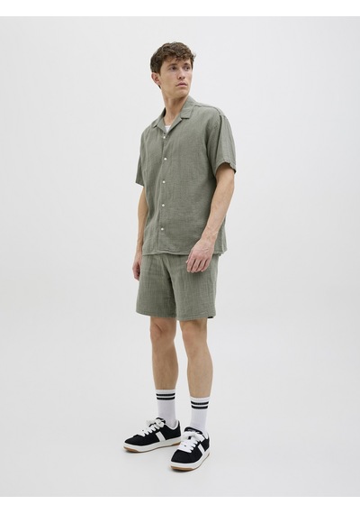 Jack & Jones Jack Jones Pamuklu Rahat Günlük Erkek Şort 12274758 Yeşil