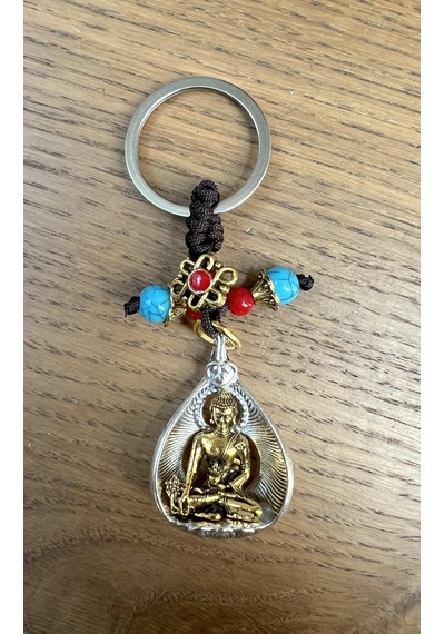 Feng Shui Buda Figürlü Metal Anahtarlık