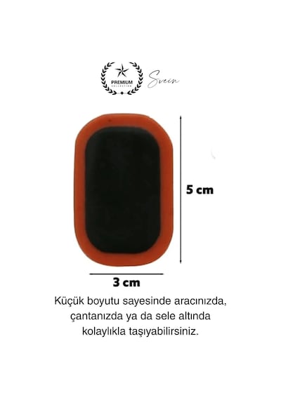 Ekstra Güçlü Araba Bisiklet Motosiklet Soğuk Yama Lastik Tamir Yaması Seti 24 Parça Kolay Pratik