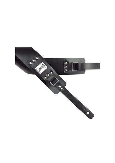 Leatherton Lt Fastback Hakiki Deri Gitar Askısı Siyah