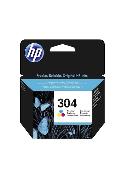 HP N9K05AE 304 Üç Renkli Murekkep Kartuşu 100 Sayfa