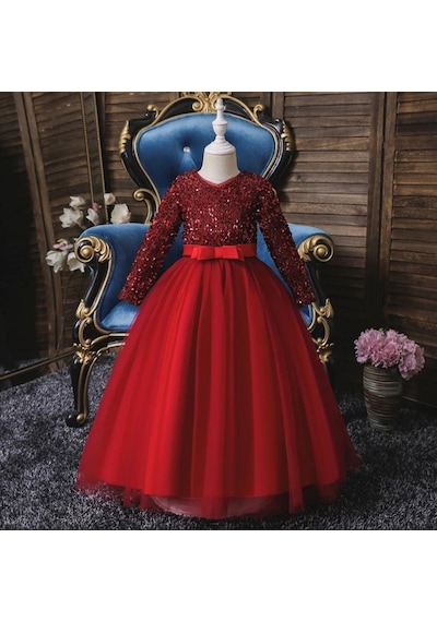 Mashotrend Kırmızı Zara Payetli Çocuk Abiye - Kız Çocuk Elbise Kırmızı Mashotrend Kırmızı Zara Payetli Çocuk Abiye - Kız Çocuk Elbise Kırmızı