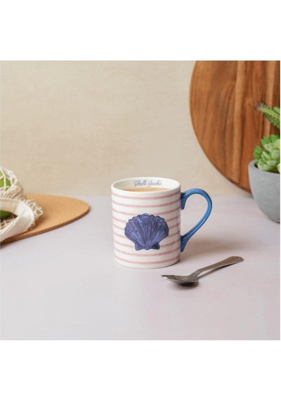 Mikasa Fine China 280 Ml Düz Taraflı Kupa Deniz Kabuğu Mor
