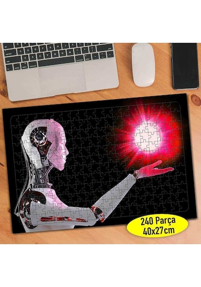 Yapay Zeka Robot Teknolojisi 240 Parça Puzzle Yapboz-56495175