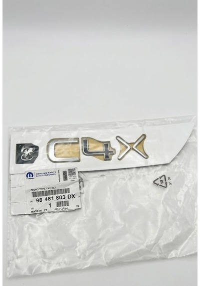 98481803dx C4x Arka Bagaj Amblemi .