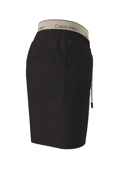 Calvin Klein Medium Drawstring Siyah Erkek Deniz Şort-16242