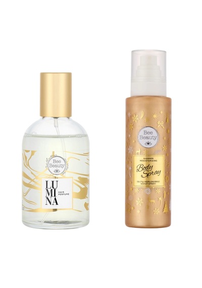 Özel Seri Lumina Saç Parfümü 100 Ml & Işıltılı Vücut Spreyi 200 Ml