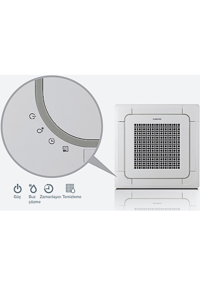Samsung AC071RN4DKG WindFree 4 Yöne Üflemeli 24000 BTU Kaset Tipi Klima