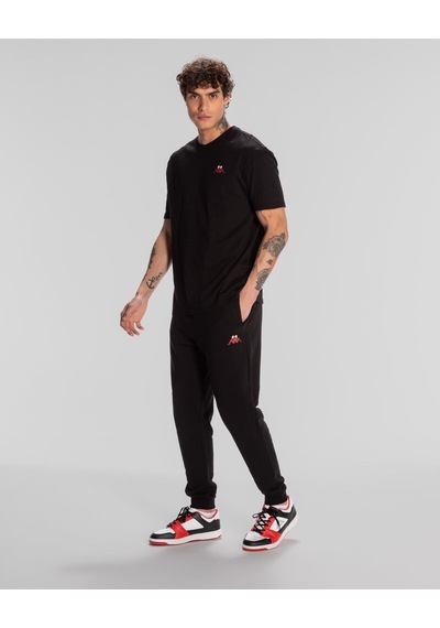 Kappa Authentic Space Jump T-shirt Erkek Siyah Regular Tişört