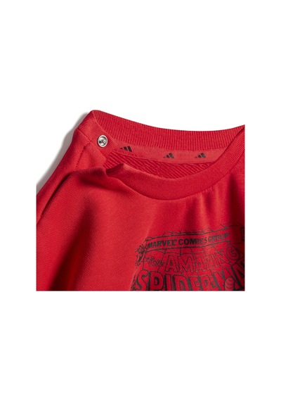 Adidas I Mrvl Sm Jog Çocuk Kırmızı Eşofman Altı Jv7371 Siyah