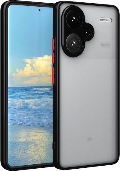 Newface Xiaomi Redmi Note 13 Pro Plus Kılıf Montreal Silikon Kapak - Siyah Resimdeki