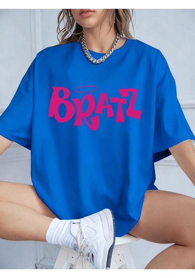 Noıssey Urban Pop Graphic Kadın Tişört Koleksiyonukod 5099 Saks