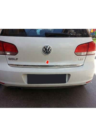 Vw Golf 6 Krom Bagaj Alt Çıtası 2008-2013 Arası P.Çelik