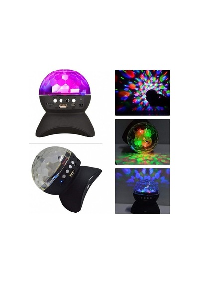 Disko Topu Led Işıklı Şarjlı Bluetooth Hoparlör