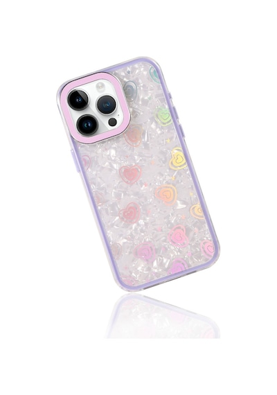 Apple iPhone Uyumlu 16 Pro Max Lumi Desenli Kapak - Mor Bz8683140873844