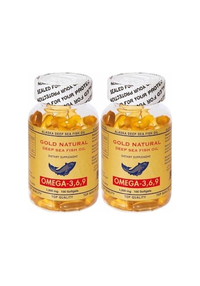 Gold Natural Omega 3-6-9 Balık Yağı 1000 Mg 2 Adet 100 Softgel