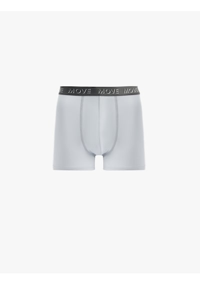 Koton Regular Fit Baskılı Bel Detaylı Pamuklu 3'lü Boxer Seti Siyah 6slm90038mk
