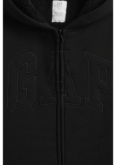 Gap V-oc Cozy Çocuk Sweatshirt Siyah