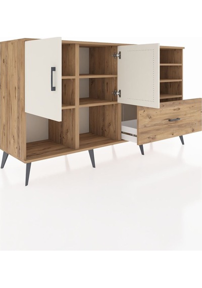 Kronos Konsol 7 Raflı Tek Çekmeceli 2 Kapaklı 176x59x99 Çam-aytaş Çam-aytaşı/çam Kronos Konsol 7 Raflı Tek Çekmeceli 2 Kapaklı 176x59x99 Çam-aytaş Çam-aytaşı/çam