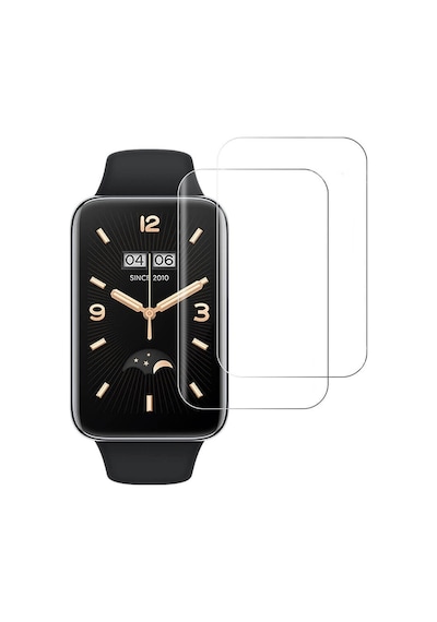 Wozlo Xiaomi Mi Band 7 Pro Uyumlu Çizilme Önleyici Tpu Nano Yumuşak Film Ekran Koruyucu - 2 Adet