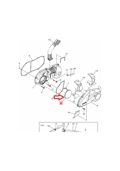 Yamaha Trıcıty155 Varyatör Filtresi Bb8-5407-00