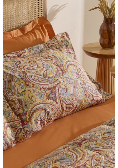 Karaca Home Sahran %100 Pamuk Wellsoft Çift Kişilik Comfort Set Orange Turuncu