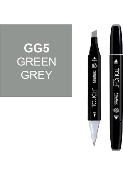 Touch Twin Marker Çizim Kalemi Gg5 Green Grey