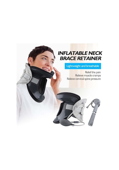 Elzey Boyun Çektirme Boyun Ağrısı Ve Omurga Basıncının Giderilmesi İçin Hava Yastığı Destekli Taşınabilir Ayarlanabilir Ergonomik Boyun Sedyesi Renk : B Elzey Boyun Çektirme Boyun Ağrısı Ve Omurga Basıncının Giderilmesi İçin Hava Yastığı Destekli Taşınabilir Ayarlanabilir Ergonomik Boyun Sedyesi Renk : B