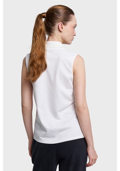 Lescon Kadın Polo Yaka Atlet 26y-2114 Beyaz