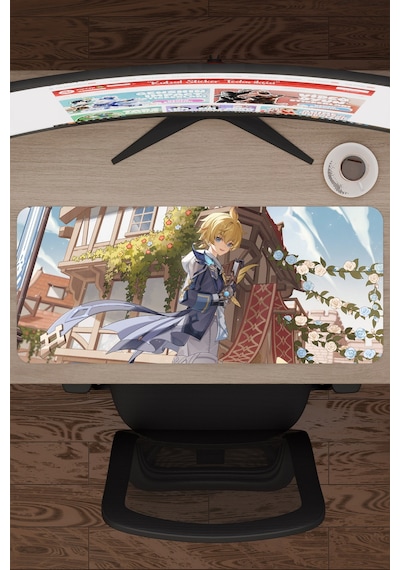 Mika Genshin Impact Anime Oyuncu V1 - 70x30 Xl Gaming Mouse Pad Fare Altlığı