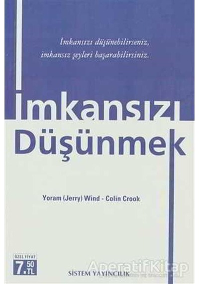 İmkansızı Düşünmek - Yoram Jerry Wind - Sistem Yayıncılık