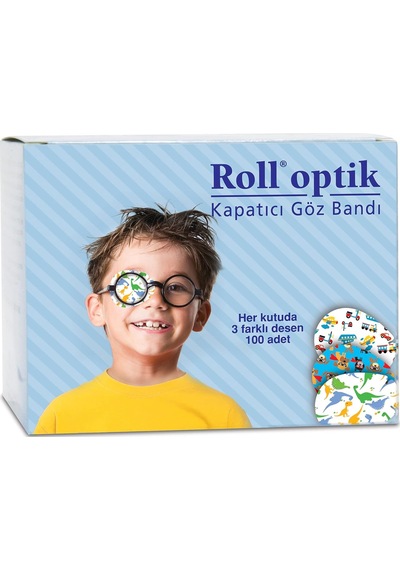 Roll Optik 100'lü Kapatıcı Göz Bandı, Göz Pedi, Erkek 131009 Sku: Smg8690010464088