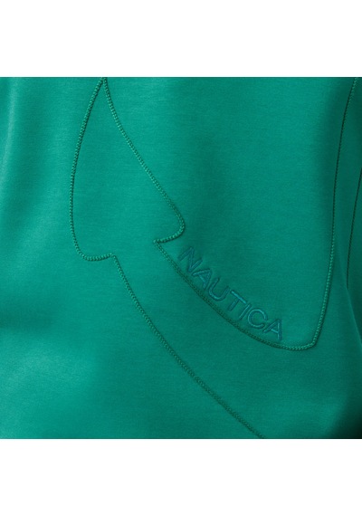 Nautica Erkek Yeşil Regular Fit Sweatshirt Düz K55009t Yeşil
