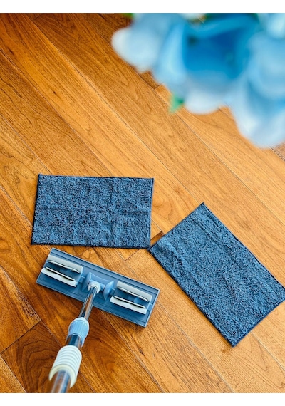 Gri Renk Mandallı Mop, Mikrofiber Paspas, Hediye Paspaslı
