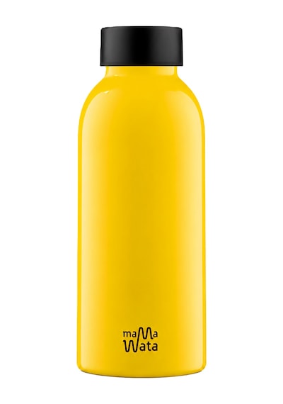 Mamawata Yellow Paslanmaz Çelik Termos Matara 470 Ml Sızdırmaz Yalıtımlı Suluk Sarı